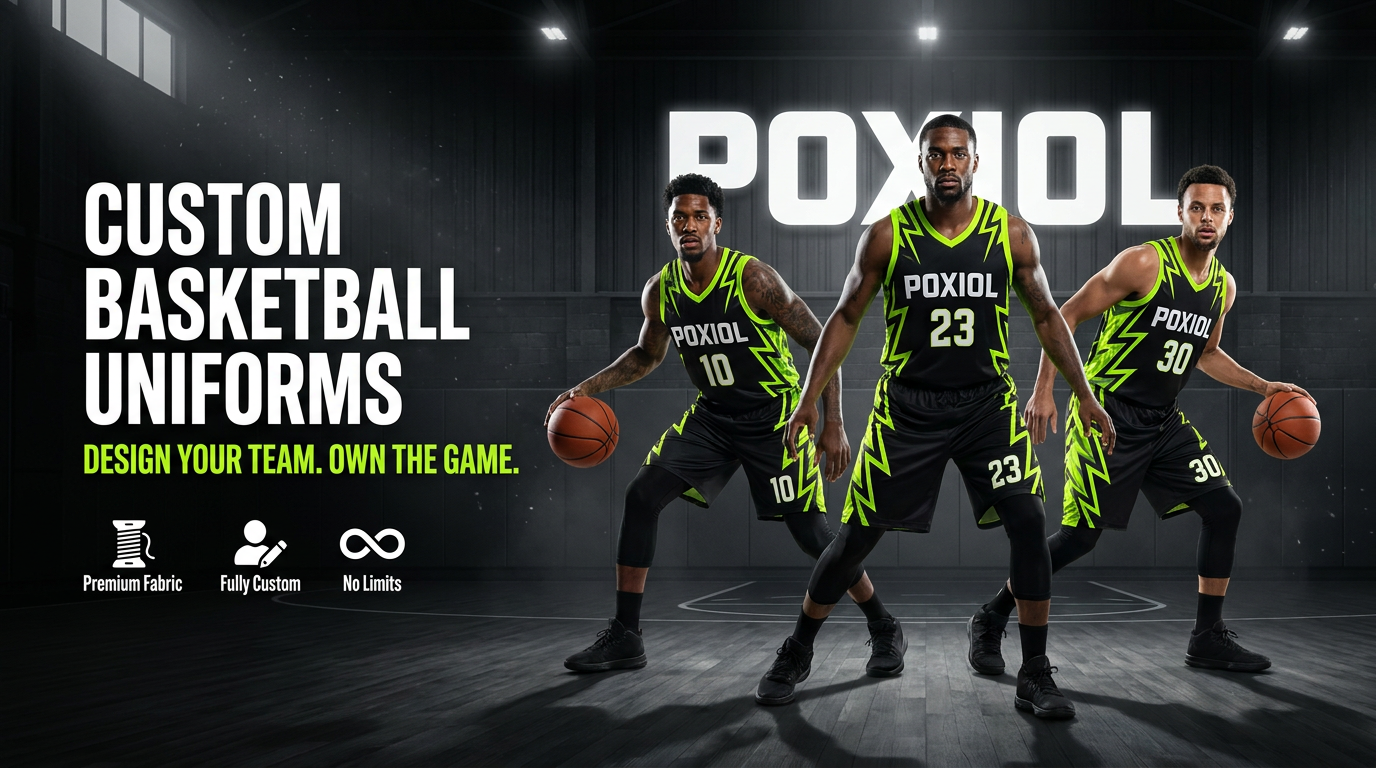 POXIOL Custom Custom Basketball Uniform Manufacturer for Clubs, Schools and Sportswear Brands