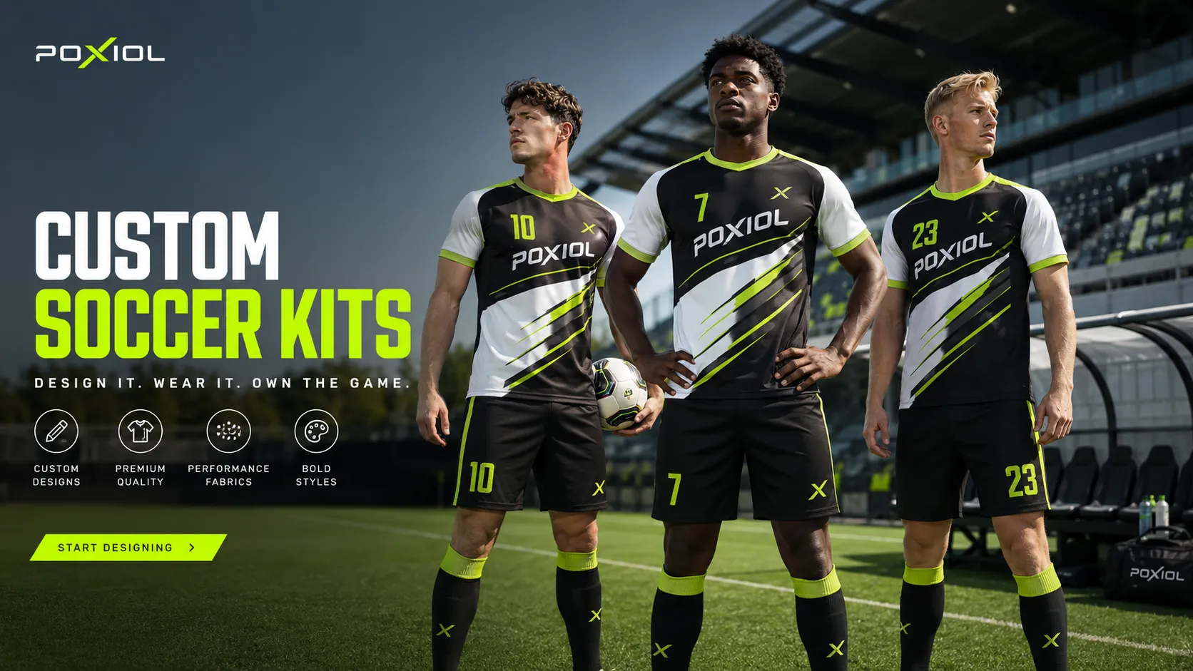 POXIOL City Red Kit Design